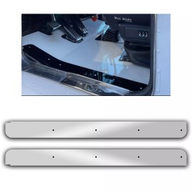 Florida's Finest Custom Work Kenworth W900 T600 Stainless Steel Doors Floor Trim