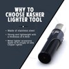 Kasher’s Lighter Necklace with Lighter Tool - Lightweight & Multipurpose