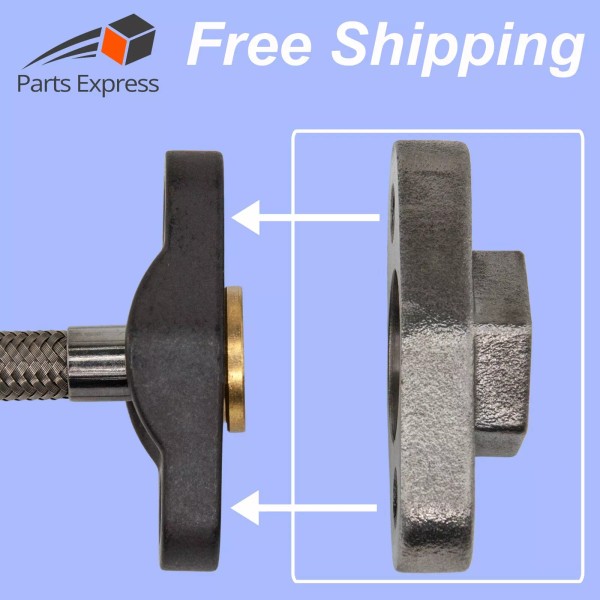 DUCO® COMPANION FLANGE (1/2" NPT) WITH CONNECTING BOLTS FOR PRESSING