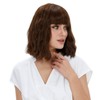 STfantasy brown wig for women Curly Bob Wig Short Wavy