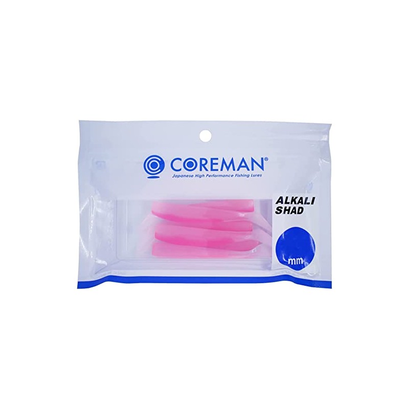 Coreman Alkaline Shad 3.5 inches (90 mm) #012 Pink Pearl