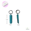 NEONS Nail Clippers, Small Ring, Foldable, Portable, For Men and