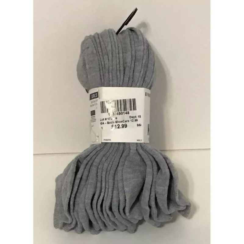 K-swiss Girls Socks Sock Size 6-8 Shoes Size 10.5-4 8