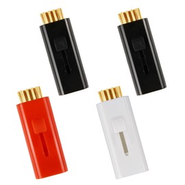 lyehip Retractable Golf Club Cleaner Brush Multicolor 4 Pcs, Mini Pocket Golf Groove Cleaner Double-Sided Tool, Club Cleaning Accessories Gift Ideal for Men Women Golfer