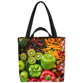 VOID Fruit Vegetable Cooking Bag, 33 x 33 x 14 cm, 15 L Shopping Bag, Shopper Bag, multicoloured, Casual