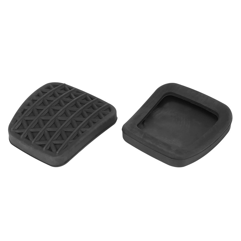 X AUTOHAUX Pair Car Brake Clutch Pedal Pad Rubber Cover
