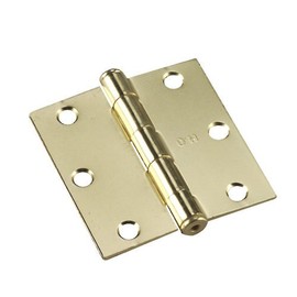 Richelieu Hardware 820BB Onward Full Mortise Butt Hinge-Square, 3-in, Brass