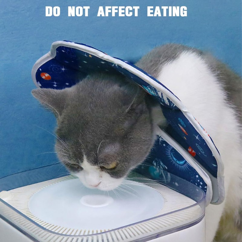 Collar for Cats and Dogs, Adjustable Collar, Soft Cone Recovery
