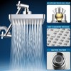 Nuodan High Pressure Rain Shower Head with 11'' Extension Arm