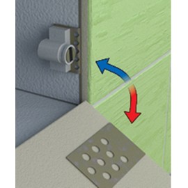 Tile Magnet Set Height Adjustable 8 Pieces for Invisible Closure of Control Openings For Any Tile Format