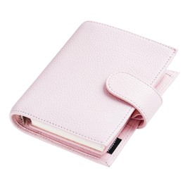 Moterm Pocket Regular Rings Planner - Genuine Leather Binder Organiser (Pebble Quartz, 19 mm Ring)