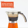 Imusa 6 or 3cup Electric Espresso Maker, Orange