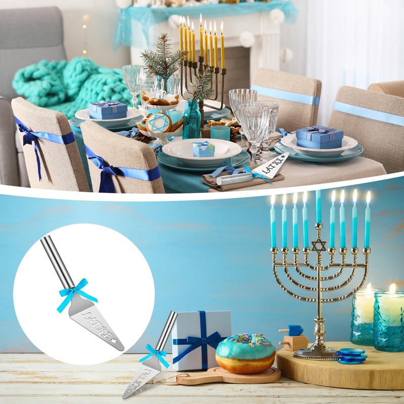 Teenyyou 1 Pcs Hanukkah Gift Stainless Steel Latke Server Chanukah