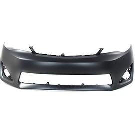 Garage-Pro Front Bumper Cover Compatible with Toyota Camry 2012-2014 Primed L/LE/XLE/Hybrid Models