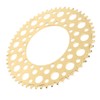 Folding Bicycle Chainwheel Smooth Fastness AntiCorrosion Wearproof Bike Chainring(Titanium Gold