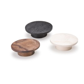 Gedotec Designer Furniture Knobs, Brushed Brown Vintage Cupboard Knobs, 1 Piece Antique Cupboard Handle, Echo Furniture Handles in Retro Look, Design Knob Diameter 60 mm, Round Furniture Knob