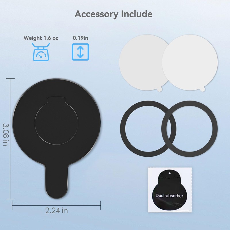 CloudValley Magnetic Ring Mount for DJI OM Smartphone Gimbal -