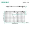 Serene Valley Sink Bottom Grid 22" X 14-1/2", Rear Drain