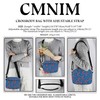 CMNIM Chic-go Gift Cubs Blue Baseball Shoulder Purse Chicago Crossbody