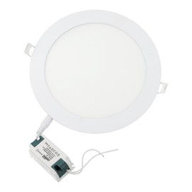 JANDEI - Round Extra Flat Led Downlight, Lighting 15W, 6000K, Cool White