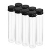 PATIKIL 65ml Plastic Test Tubes with Screw Caps, Set of