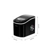 FRIGIDAIRE EFIC101-BLACK Ice Maker Machine for Countertop, 26 lbs, Adjustable