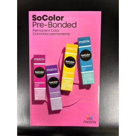 Matrix SoColor Pre-Bonded Permanent Color Swatch Booklet