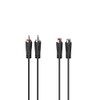 Hama 00205095 RCA Audio Connection Cable [2x RCA Male to