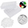 150Pcs Sewing Floss Bobbins Winding Plate Stitch Organizer Set Embroidery