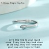 Yesteel Daughter Gifts from Mom Daughter Ring, Daughter Hand Love