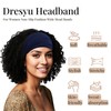 Dresyu Extra Wide Headbands for Women Boho Workout Knotted Head