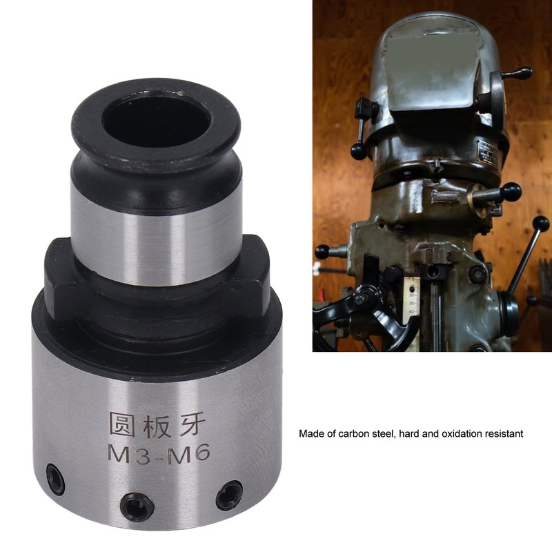 GT12 Round Die Chuck with Hex Wrench Carbon Steel Male