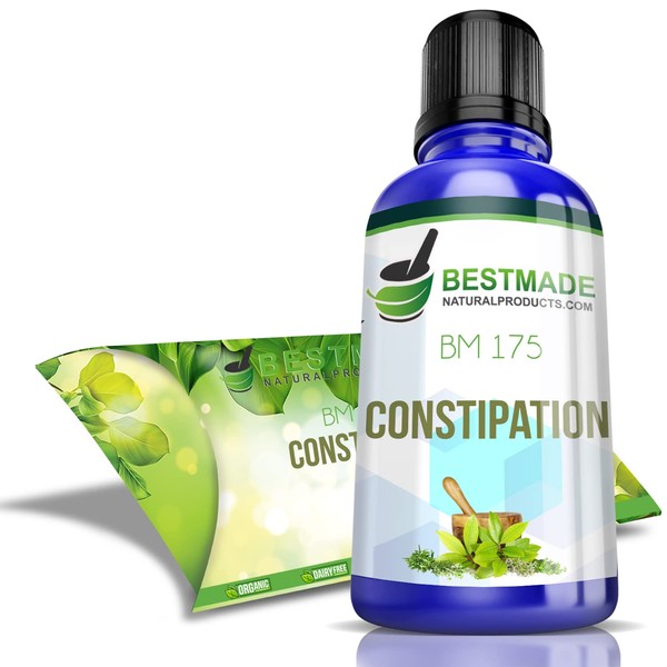 Constipation BM175, 30mL - All Natural Relief for Chronic & Occasional Problems - Stool Softener - Helps with Hard Stools & Bloating - Gentle Enough for Toddlers, Kids & Adults - No Side Effects