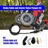 FORLETOR Carburetor Choke Cable and Plunger Choke Starter Valve Kit