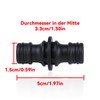 HAFRILY Gardena Hose Coupling 1/2 Inch for Garden Hose Coupling