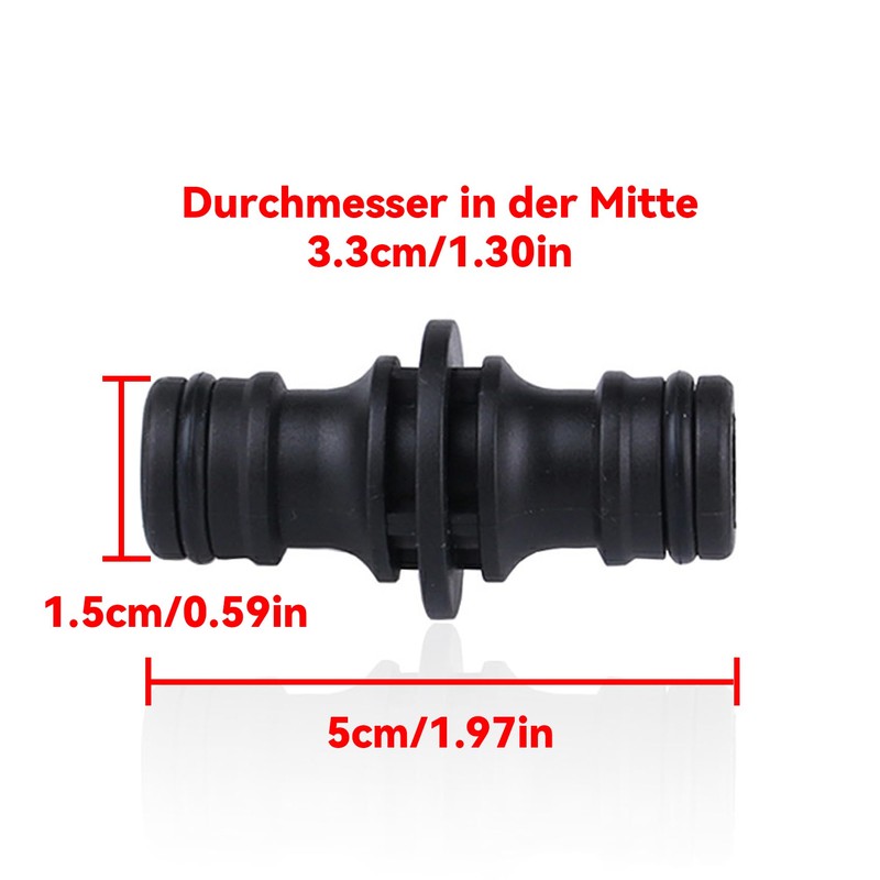 HAFRILY Gardena Hose Coupling 1/2 Inch for Garden Hose Coupling