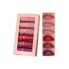 Matte Hexagonal Conjunto De Lápiz Labial Impermeable A
