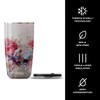 S'well Stainless Steel Tumbler with Slide-Open Lid, 18oz, Rose Marble,