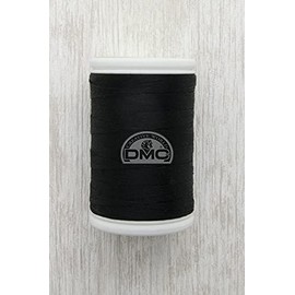 DMC - Corded Sewing Thread - Size 40-100% Cotton | Resistant - Flexible to Use | 300 m Reel | Black and White
