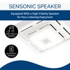 Broan-NuTone SPK80L Bluetooth Speaker Ventilation Fan with LED Light, 80