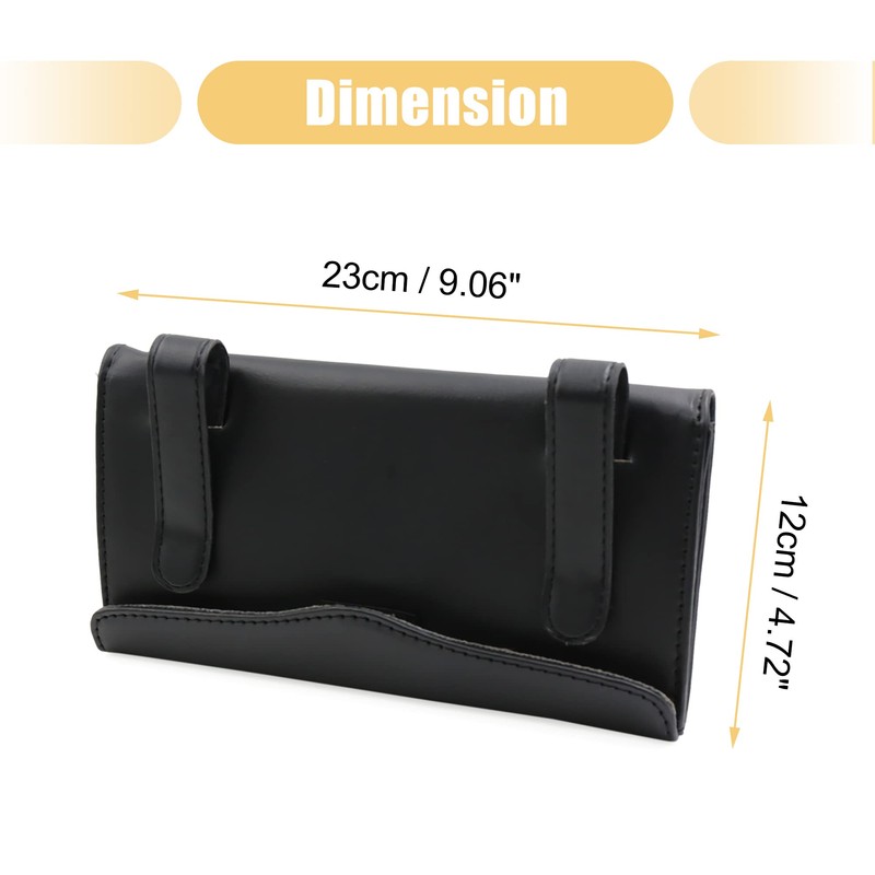 X AUTOHAUX Sun Visor Tissue Holder Car Visor Tissue Box