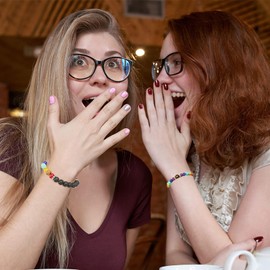 Pulsera Arus 7 Chakras, Healthbangle Lymphatic Drainage Chakra Bracelet Pulsera De Los 7 Chakras para Mujer Elastic Natural Stone Yoga Crystals Beads Meditation Anxiety Bracelet Bangle（2Pcs B）