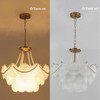 Surpars House Crystal Chandeliers,Modern Golden Chandelier, 6 Heads Ceiling Light