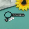 School Bus Driver Appreciation Gifts Keyring Inspirational Gift for Bus