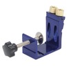 Pocket Hole Jig Kit Dowel System Set Woodwork Guides Joint