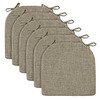 Wellsin Chair Cushions for Dining Chairs 6 Pack - Kitchen