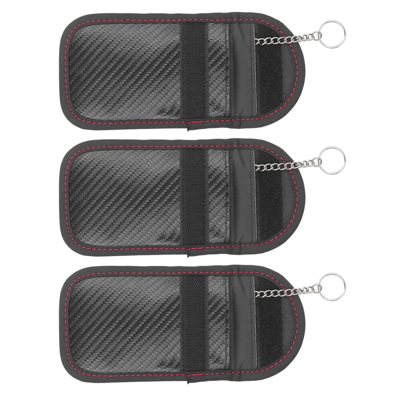 3pcs Key Fob Signal Blocker Case Signal Blocking Anti Theft