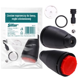 Sillar Repair Kit Compatible with Karcher Lance Cleaning Nozzle, Repair Kit for Turbo Nozzles for Pressure Washer Lances, Rotating Nozzle Replacement for Series K2 K3 K4 K5