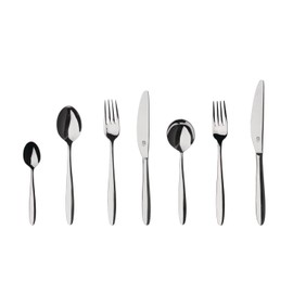 Grunwerg TAFBML Rockingham Forge Deluxe Collection Balmoral 18/10 Stainless Steel Set of 12 Table Forks, (2.5mm)