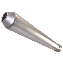 VooDoo Cafe Exhaust Universal Fit 17" Natural Stainless Reverse Cone VC404N